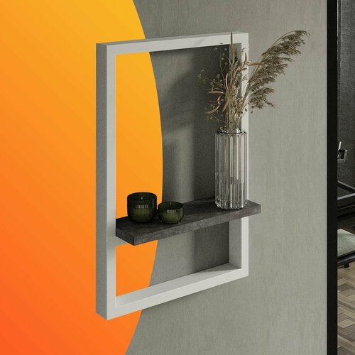 Полка настенная навесная для цветов лофт