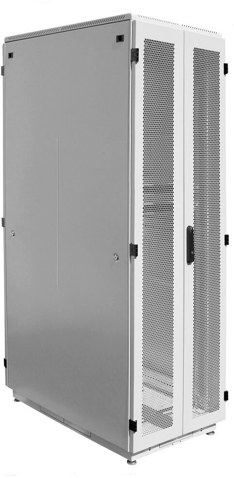 Шкаф серверный ЦМО (ШТК-М-42.8.10-48АА) напольный 42U 800x1000мм пер. дв. перфор. задн. дв. перфор.2-х