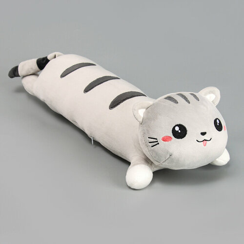 Мягкая игрушка «Кот», 60 см, цвет серый мягкая игрушка кот 60 см