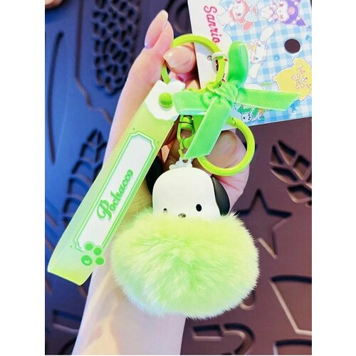 Брелок, гладкая фактура, салатовый