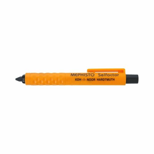 Карандаш цанговый Koh-I-Noor Mephisto 5.6мм, желтый корпус, пластик. карандаш мел уголь сангина сепия белый мягкий стержень 8 шт