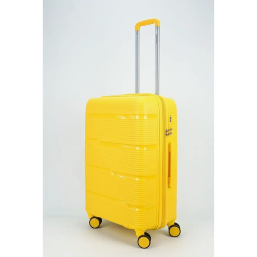Чемодан Impreza, 77 л, желтый чемодан impreza 79 л размер m желтый