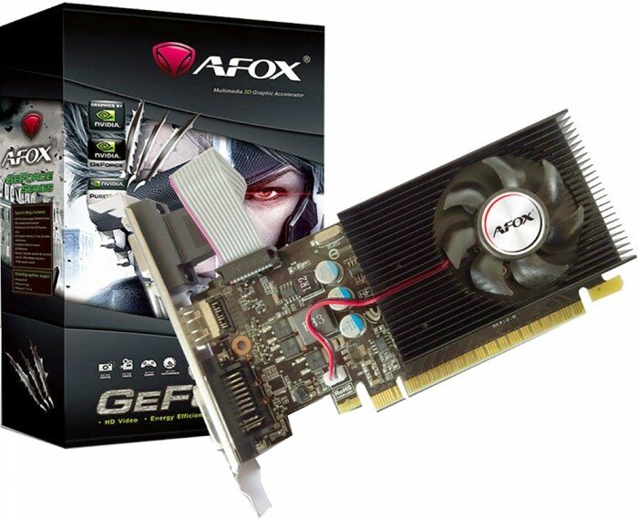 Видеокарта Afox GT220 1GB DDR3 128bit DVI HDMI (AF220-1024D3L2) RTL