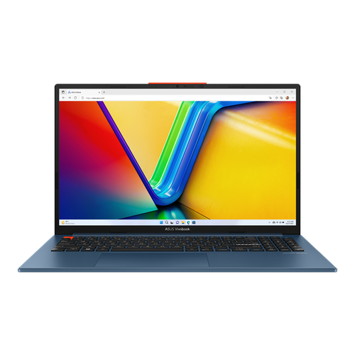 Ноутбук ASUS Vivobook S 15 OLED K5504VA-MA086W Intel Core™ i5-13500H/LPDDR5 16GB/512GB M.2 SSD/Intel Iris Xe Graphics/15.6 3К (2880 x 1620) OLED 120Hz/FP/Solar Blue/WIN11 HOME RUS/1,7Kg (90NB0ZK1-M003Y0) ноутбук asus vivobook s 15 oled k5504va ma297w black 15 6 oled 2880x1620 core i7 13700h 16gb 1тbs