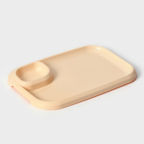 Интерм Блюдо для шашлыка с соусницей 3032125 см цвет бежевый 2380₽