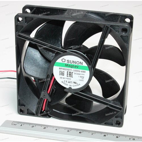 92х92х25мм MF92252V1-1000U-A99 MagLev Вентилятор Sunon 24VDC 192W электротовар 2288₽