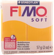 Полимерная глина FIMO Soft, желтый (16), 57г, 1шт