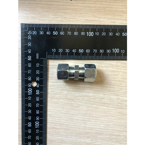 Прямой фитинг с двухсторонней резьбой d-12 12мм 1000₽