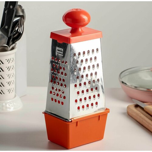 Тёрка 4 грани с контейнером 450 мл и круглой ручкой 11x85x28 см 479₽