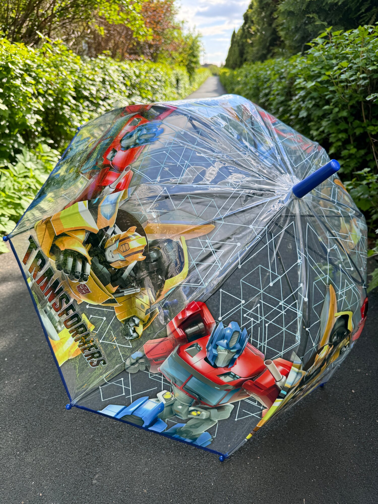 фото Зонтик трость детский для мальчика полуавтомат Человек-паук