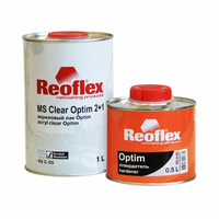 Лак акриловый автомобильный прозрачный REOFLEX HS Clear Premium 2 + 1 RX C-02 500 мл. + отвердитель 250 мл