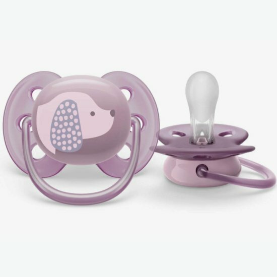 Пустышка Philips Avent SCF092/05ultra soft 6-18 мес с футляром
