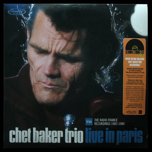 Виниловая пластинка INA Chet Baker Trio – Live In Paris: The Radio France Recordings 1983-1984 (3LP, + booklet) chet baker the hits deluxe gatefold edition sealed new continent lp france виниловая пластинка 1шт