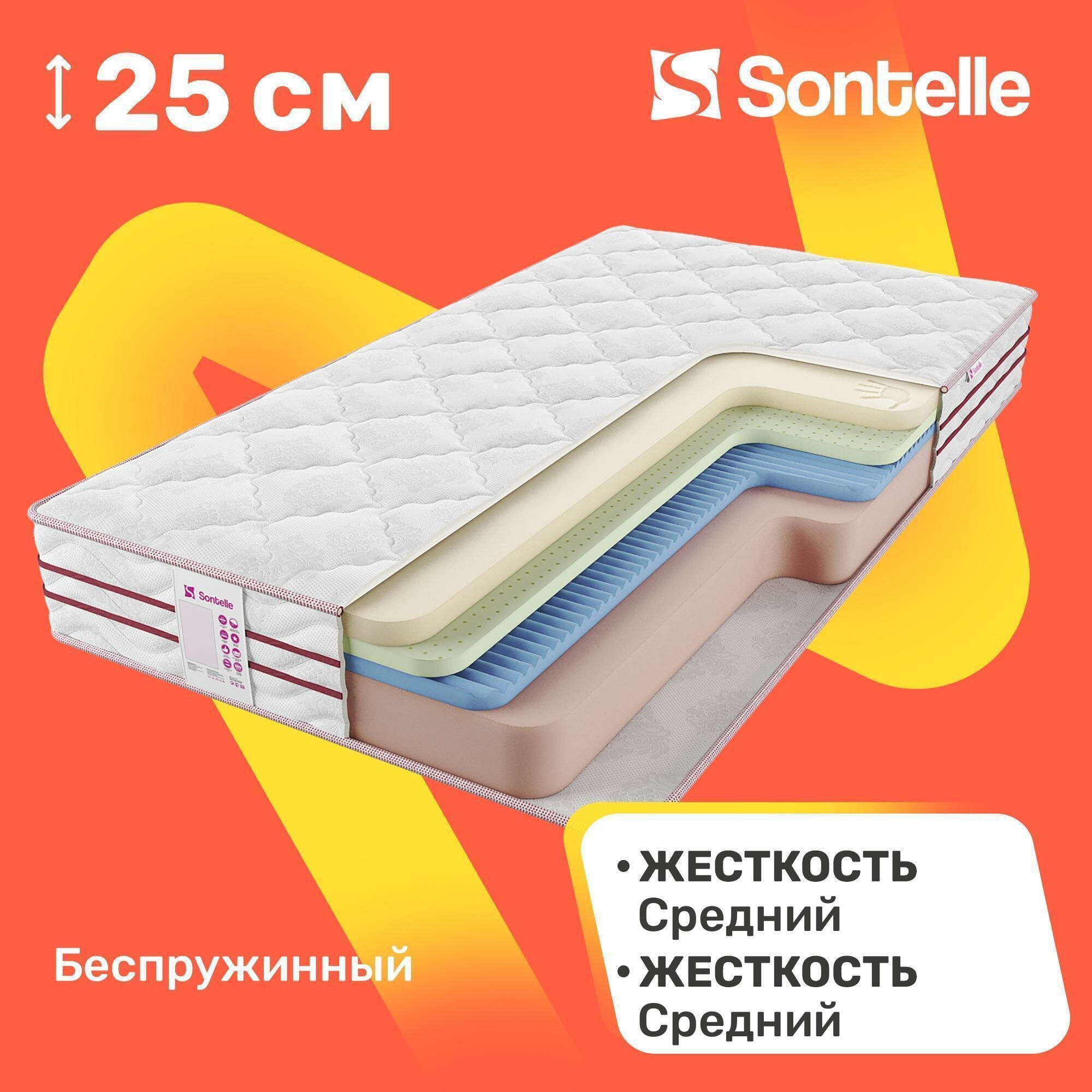 Матрас Sontelle retail Solo Soft Aloe 90х200