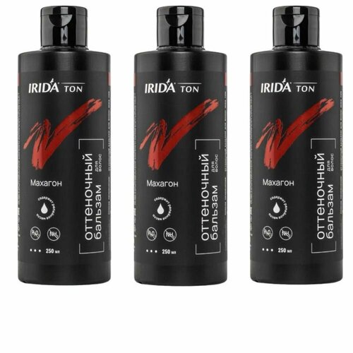 IRIDA М Бальзам оттеночный для волос тон Серебро 250 мл 3 шт 1277₽