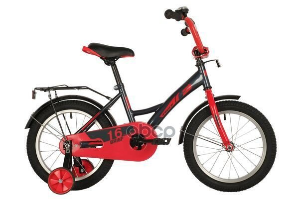 Велосипед 16 Хардтейл Foxx Brief (2021) Количество Скоростей 1 Рама Сталь 10,5 Красный FOXX арт. 163BRIEF. RD21