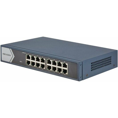 Коммутатор Hikvision DS-3E0516-EB 16 Gigabit RJ45 ports 19-inch Rack-mountable Steel Case Unmanaged Switch 078432 22290₽