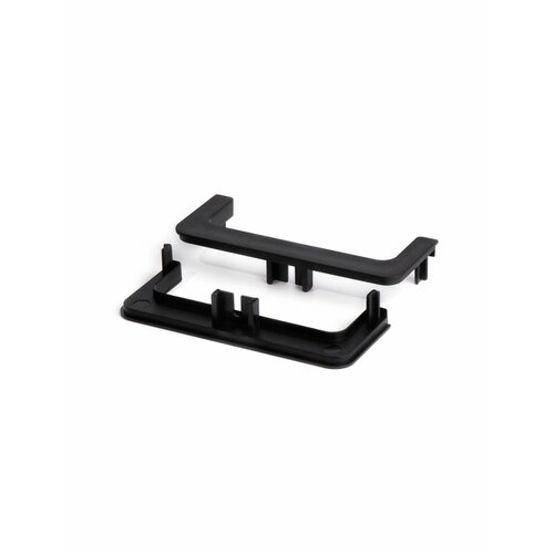 Заглушка контурная для U-образного профиля GOLA 8007 №22 (черный)(L+R)