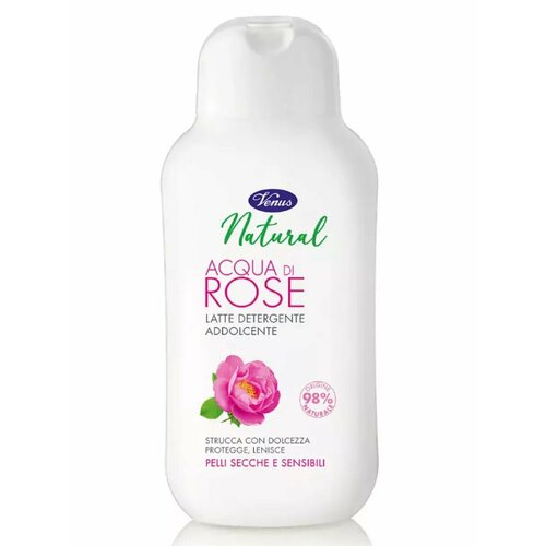 VENUS Молочко для лица очищающее с экстрактом розы Natural 1589₽