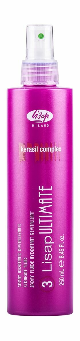 фото Lisap Milano Разглаживающий термозащитный флюид для волос