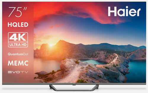 Изображение товара Телевизор Haier 75 Smart TV S2 Pro, 75 дюймов, 4K Ultra HD, смарт ТВ, Android TV 11, серый