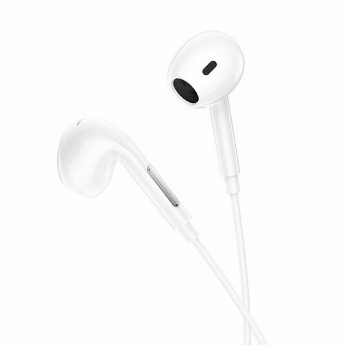 Наушники M92 проводные вкладыши микрофон 12 м белые 559₽