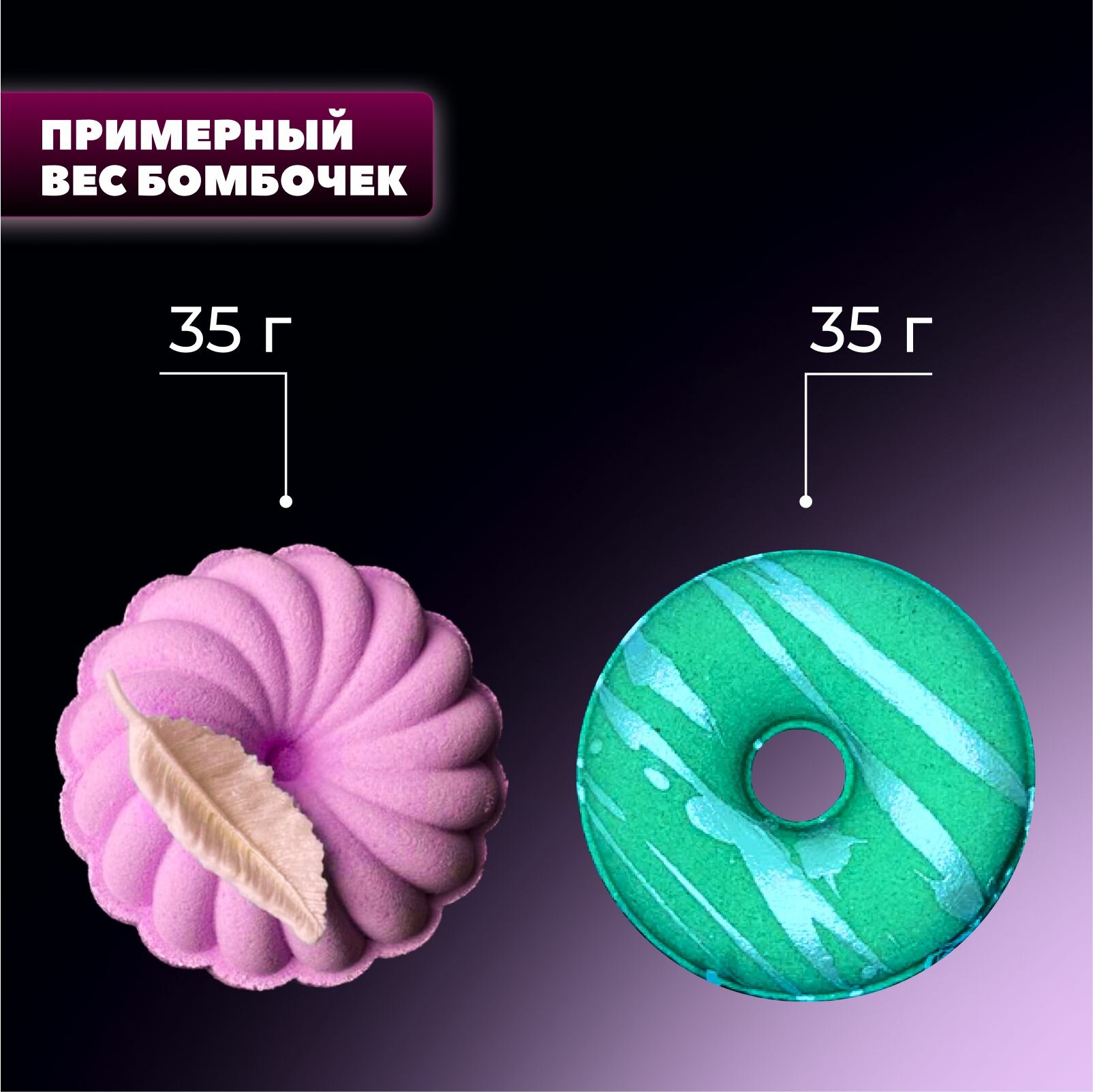 Мини 3D формы для бомбочек №2 — фото 1