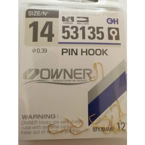 Крючок Owner 53135 №14 (12шт)