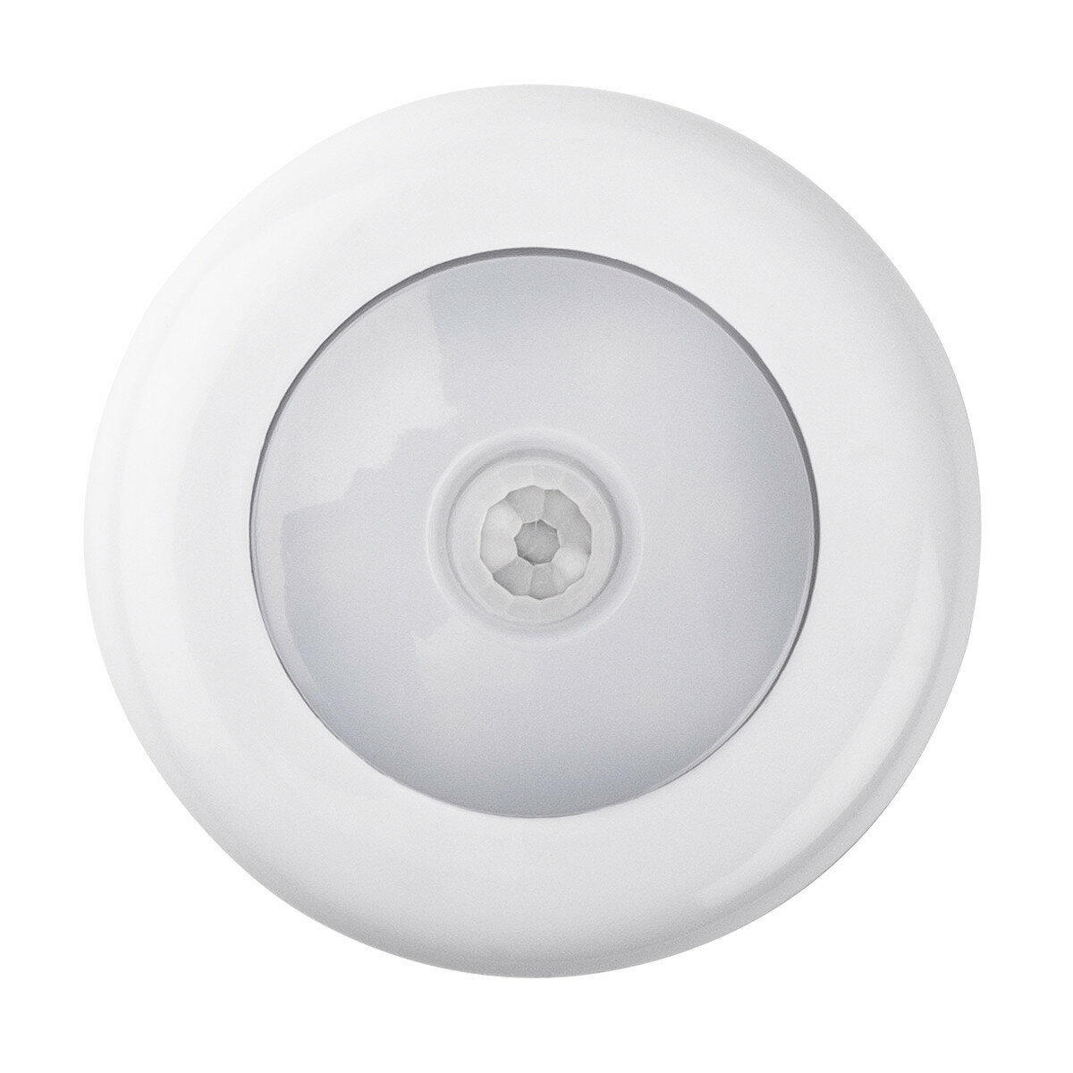 фото Фонарь JazzWay TS5-L1W-SENS 6 светодиодов с датчиком движения и освещенности белый