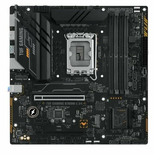 Материнская плата ASUS TUF GAMING B760M-E D4 TUF-GAMING-B760M-E-D4 - LGA 1700 Intel B760 DDR4-3200 МГц 2xPCI-Ex16 2xM2 Micro-ATX 3274000₽