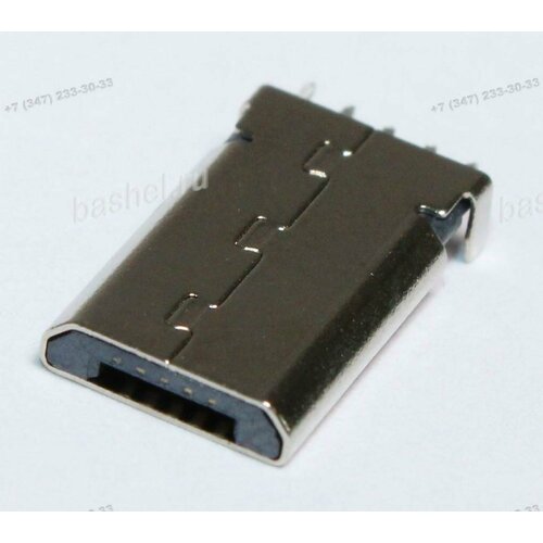 Штекер USB micro (M) на кабель, 5 контактов (пайка) B-5SMT электротовар