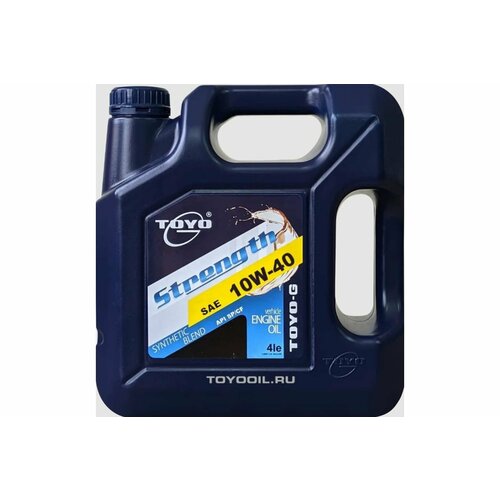 Моторное масло TOYO-G STRENGTH 10W-40 полусинтетика SAE 10W40 API SP/CF 4л 9555131408290