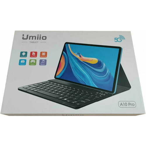 Планшет Umiio A10 Pro с клавиатурой чехлом и стилусом 8 ядер 6 gb 128 101 128GB золотистый Tablet Umiio Android 110G 859000₽