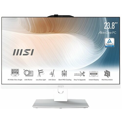 Моноблок MSI Modern AM242TP 1M-1019XRU 9S6-AE0722-1019 Core i5 1000 MHz 120U16384Mb512 Gb SSD2381920x1080Нет Без ОС 12340000₽