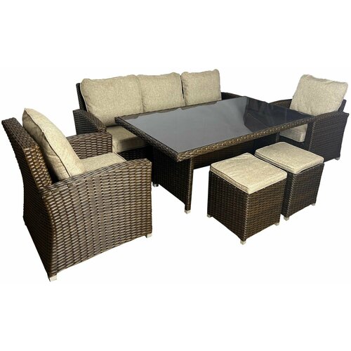 Набор садовой мебели GreenGard из искусственного ротанга 6 предметов