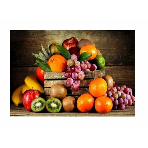 Алмазная мозаика на подрамникеКартина стразами Алмазное хобби Фрукты 30х40 см сложность 5 цветов 20 Komas 899₽