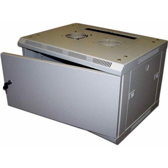 Шкаф коммутационный Lanmaster Pro (TWT-CBW2-15U-6X4) 15U 600x450мм пер.дв.стекл 60кг серый - фото №2