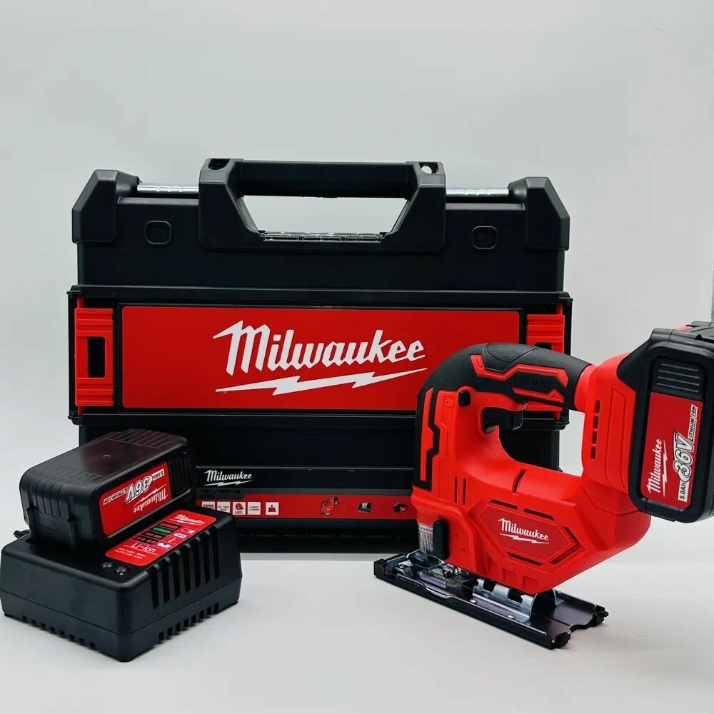 фото Аккумуляторный электро лобзик Milwaukee 36V 5Ah с кейсом