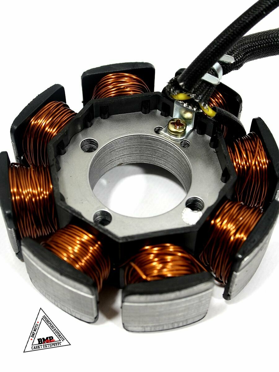 Статор генератора 172FMM-5 (PR250 с балансиром) на эндуро, мотоцикл — фото 1