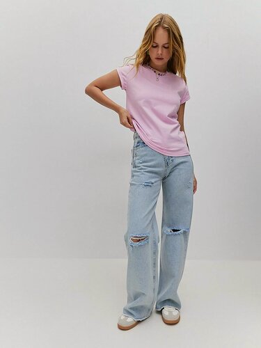 Изображение товара Футболка с подвернутым рукавом