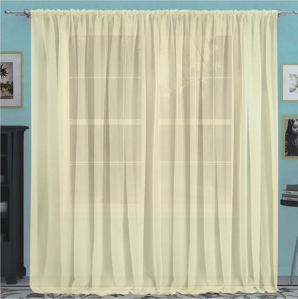 Тюль гостиный Моно 400х290 см