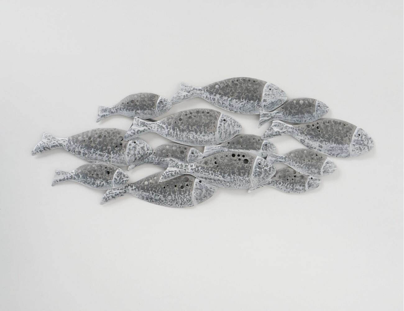 Декоративное панно карибский мотив металл серебряный 90Х36 см Boltze 2035279