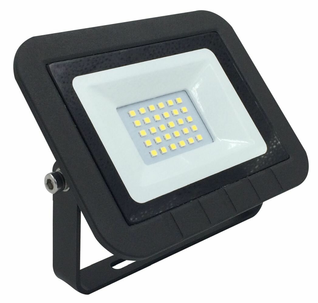 Ecola Projector LED 200W 220V 4200K IP65 Светодиодный Прожектор тонкий Черный