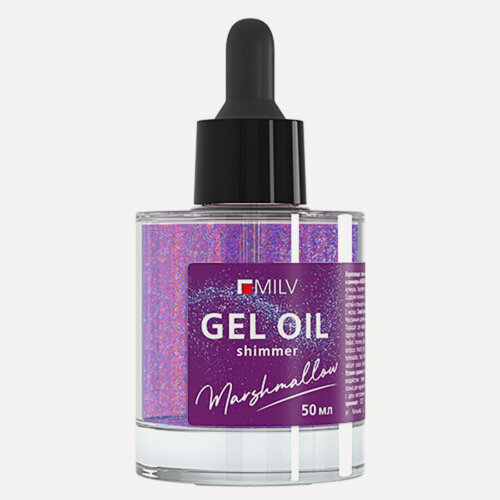 Изображение товара Гель-масло для ногтей MILV "MARSHMALLOW", 50 мл