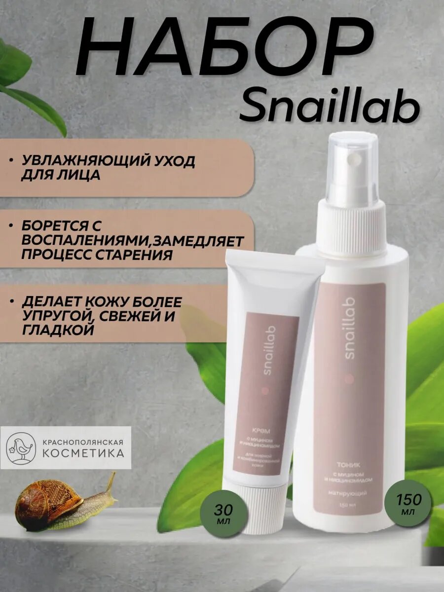 Набор SNAILLAB ниацинамид №1