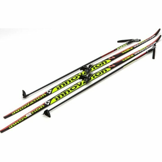 Лыжный комплект Stc 75 мм - 185 WAX Innovation black, red, green
