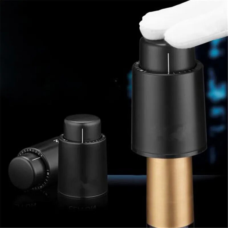 Вакуумные Пробки Xiaomi 5 шт, вакуумные пробки для бутылок вина, Черный