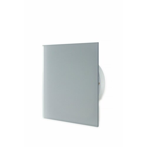 Дизайнерский ультратонкий вытяжной вентилятор Krona-SL Design 100 квадрат серый матовый 3700₽