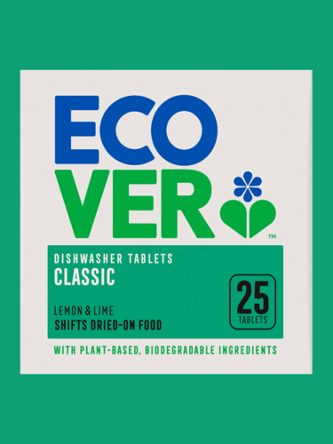 Изображение товара Экологичные таблетки для посудомоечной машины Ecover Classic - бесфосфатные - 25шт (Бельгия) биоразлагаемые