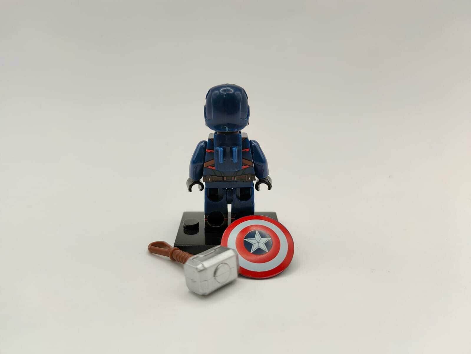 Минифигурка "Капитан Америка версия 3", игровая / коллекционная фигурка супергероя из вселенной Marvel — фото 1